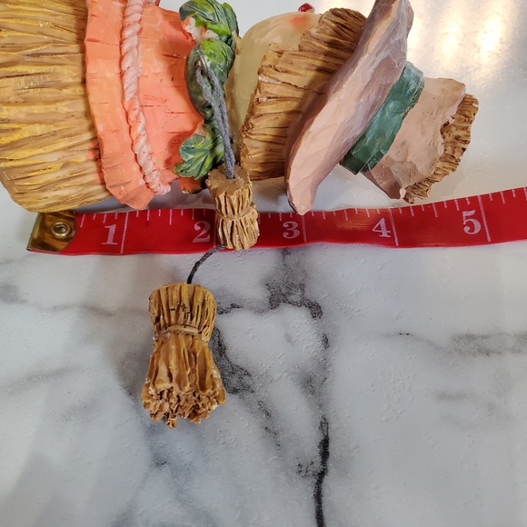 Scarecrow & Pumpkin Head Shelf Sitters 2 Piece Figurine Set - Picture 9 of 14